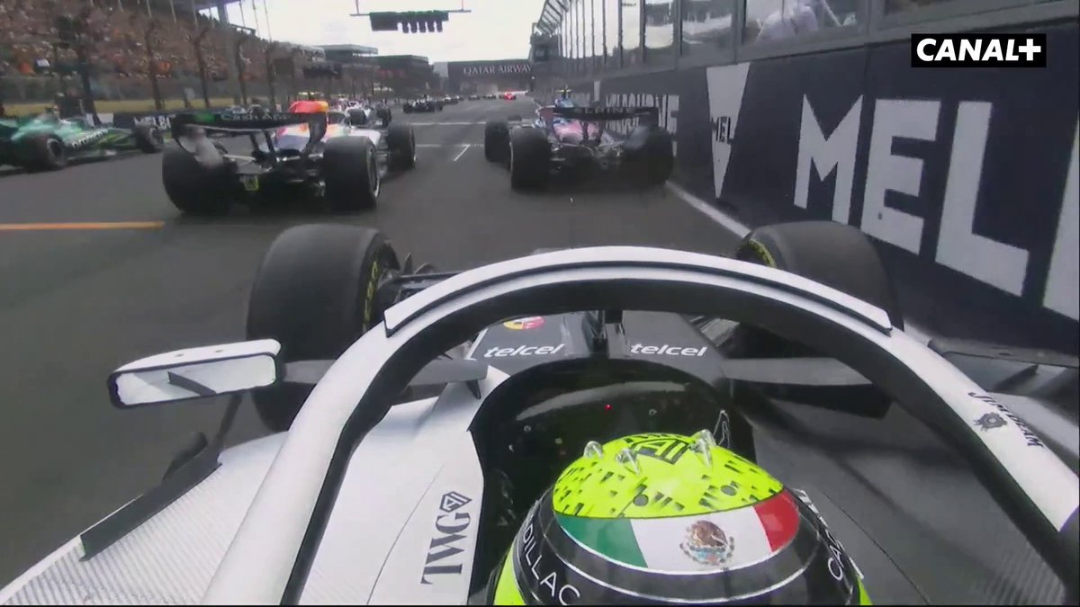 Le réflexe fou de Colapinto vu depuis la Cadillac de Pérez 😱 Comment a-t-il évité Lawson ET le mur ? #AusGP #F1