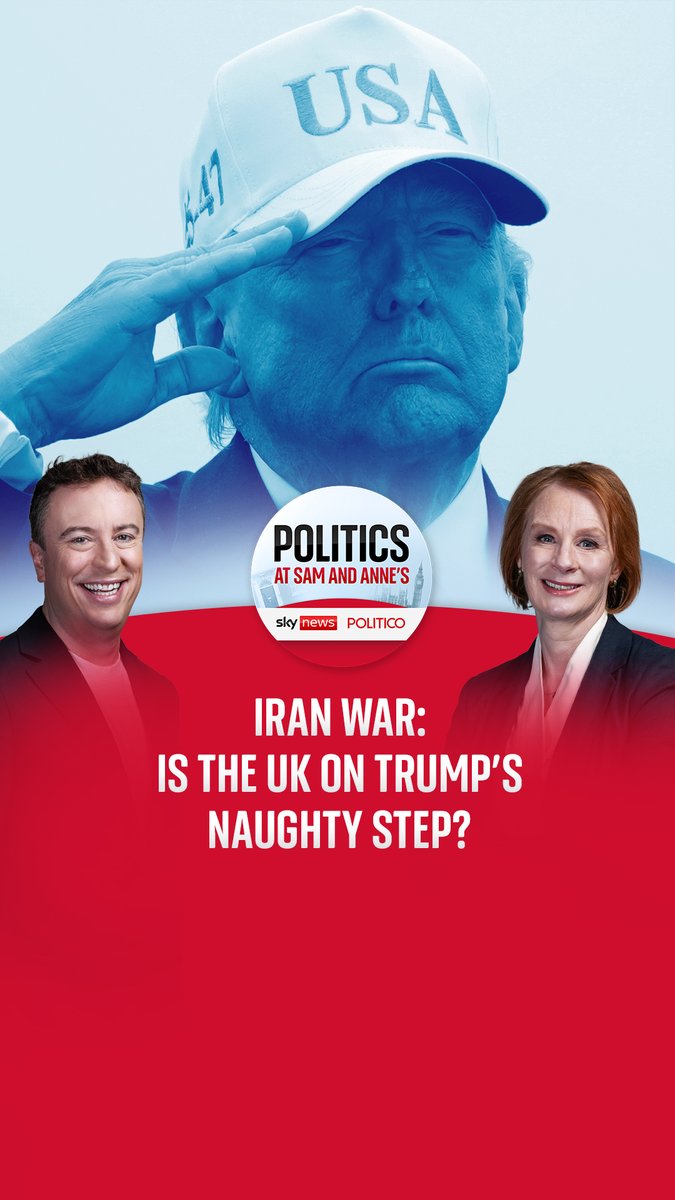 Is the UK on Donald Trump's naughty step over its response to the Iran war? Sam Coates Sky and anne mcelvoy discuss whether it makes a practical difference - or if it's all just talk. 🎧Listen to PASAA here 👉
