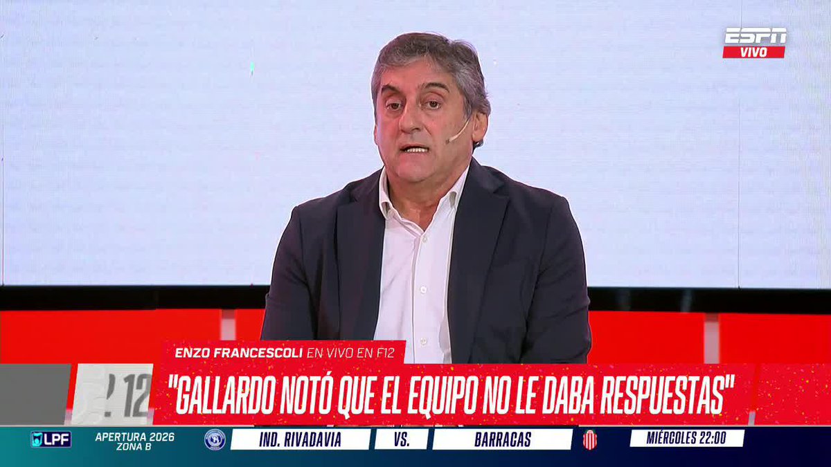 🗣️ "MARCELO INTENTÓ, TUVO UN GOLPE Y NO ENCONTRÓ RESPUESTA" Enzo Francescoli y la salida del Muñeco Gallardo de River y el posterior arribo del Chacho Coudet. ▶️ Mirá #ESPNF12 en el Plan Premium de #DisneyPlus