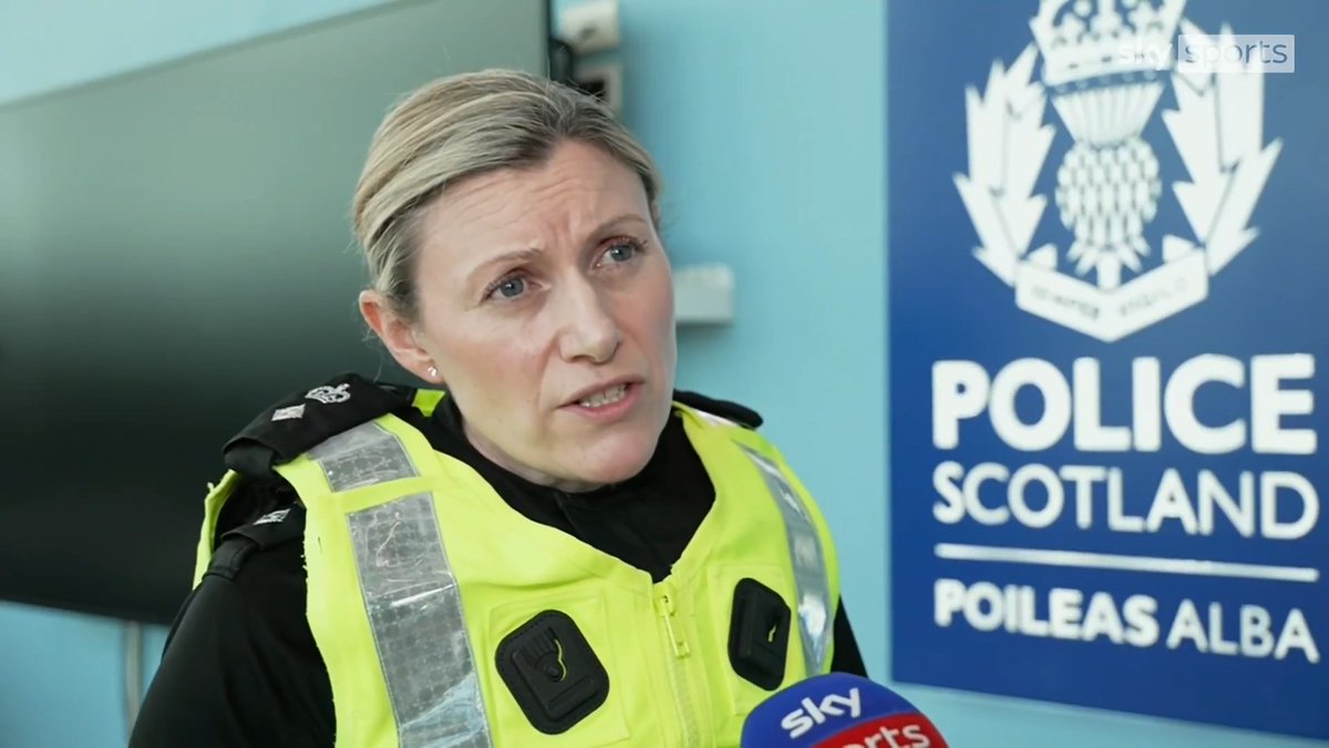 🗣️ Police Scotland Chief Superintendent Emma Croft on the events that occurred following yesterday's Scottish Cup quarter-final between Rangers and Celtic.