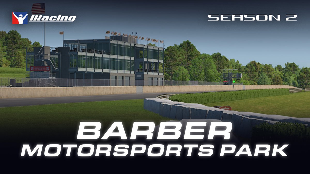 Barber Motorsports Park has been completely rebuilt from the ground-up in the 2026 Season 2 update! 🏁 Barber Motorsports