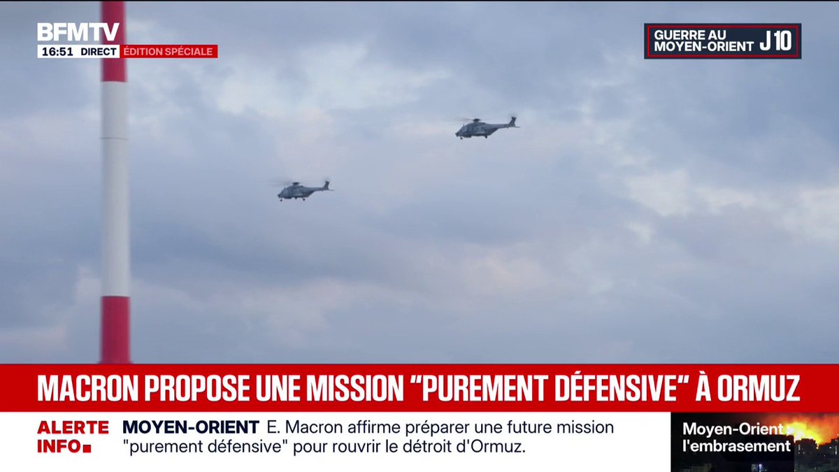 Guerre au Moyen-Orient: Emmanuel Macron se dirige vers le porte-avions Charles-de-Gaulle