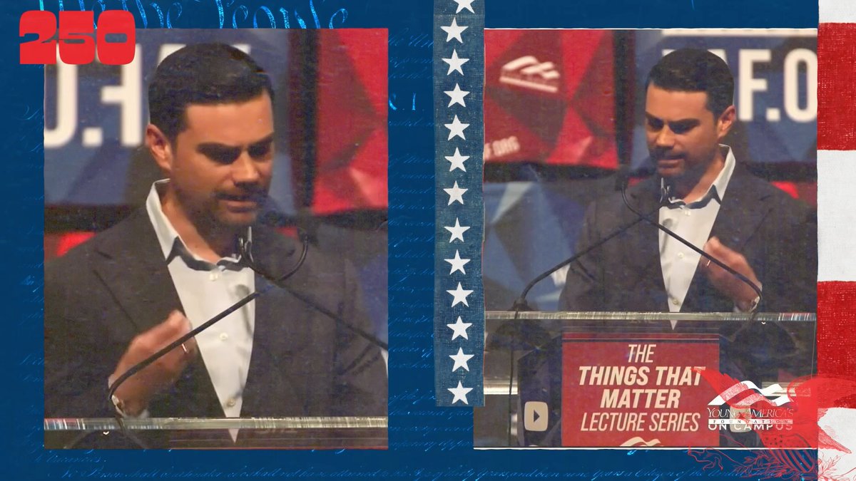 MAJOR ANNOUNCEMENT: Ben Shapiro to join YAF at George Washington's Mt. Vernon for Freedom at 250 Rally to open 48th National Conservative Student Conference. Register at