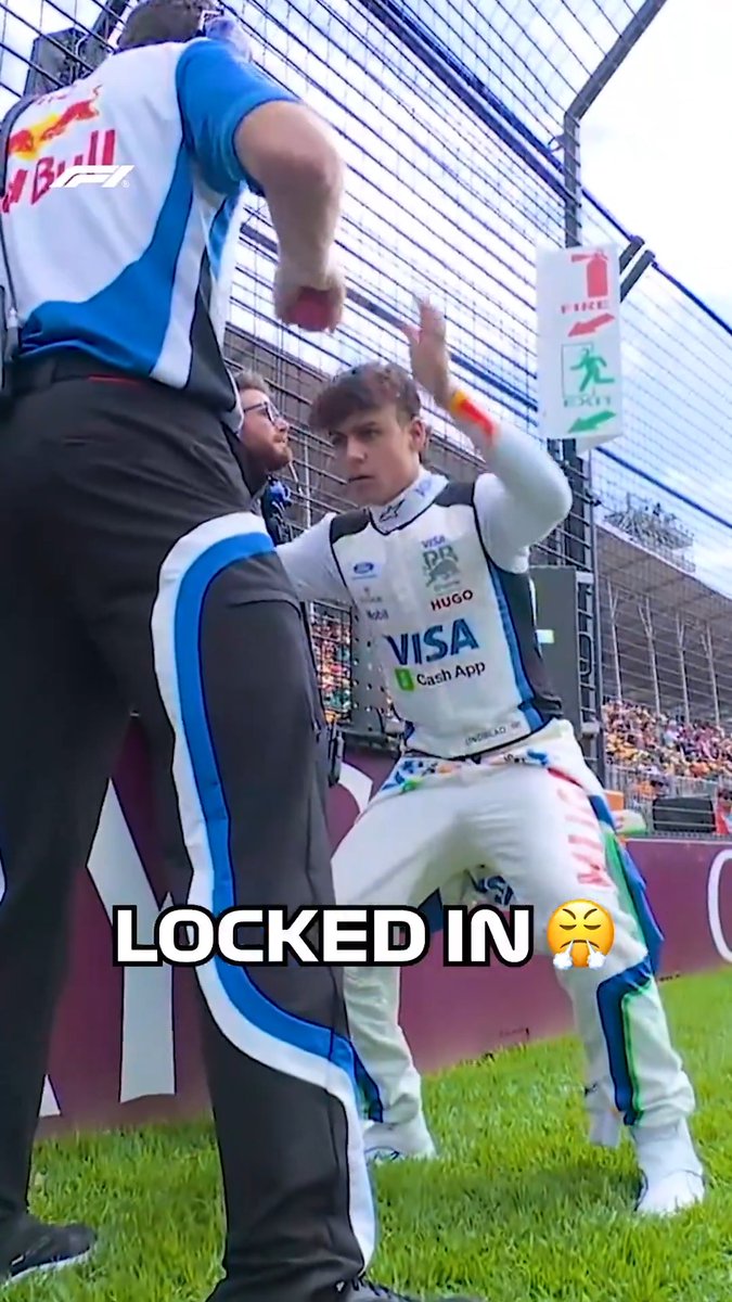 Just pure focus pre-race from Arvid! 😮‍💨 #F1 #AusGP