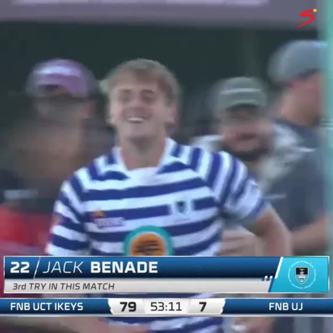 Coast to coast for UCT 💨 The Ikeys are putting on a try-scoring masterclass at home against UJ. #SSRugby | #VarsityCup