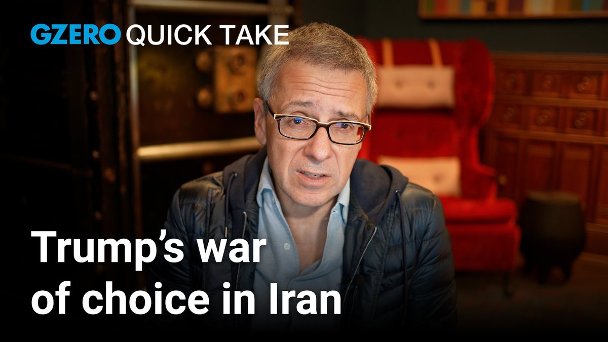 war with iran enters week two. higher oil. higher global risk. and no clear exit strategy. GZERO Media