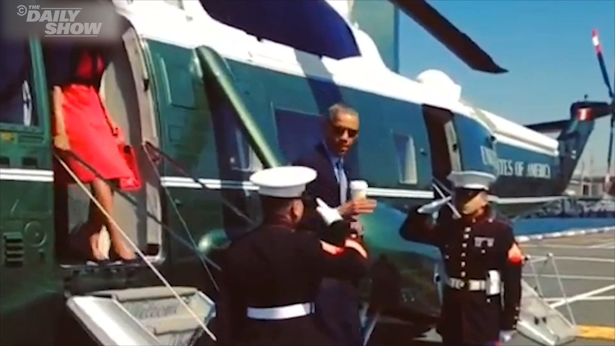 Sure, Trump wore a campaign hat to a dignified transfer, but remember when President Obama saluted while holding a latte?