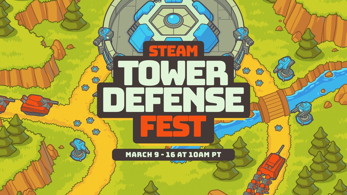 Steam Tower Defense is now live! Build all sorts of towers (turrets, snowball machines, lasers, and more) to defend your base from oncoming enemies. Discounts galore - on now until March 16th.