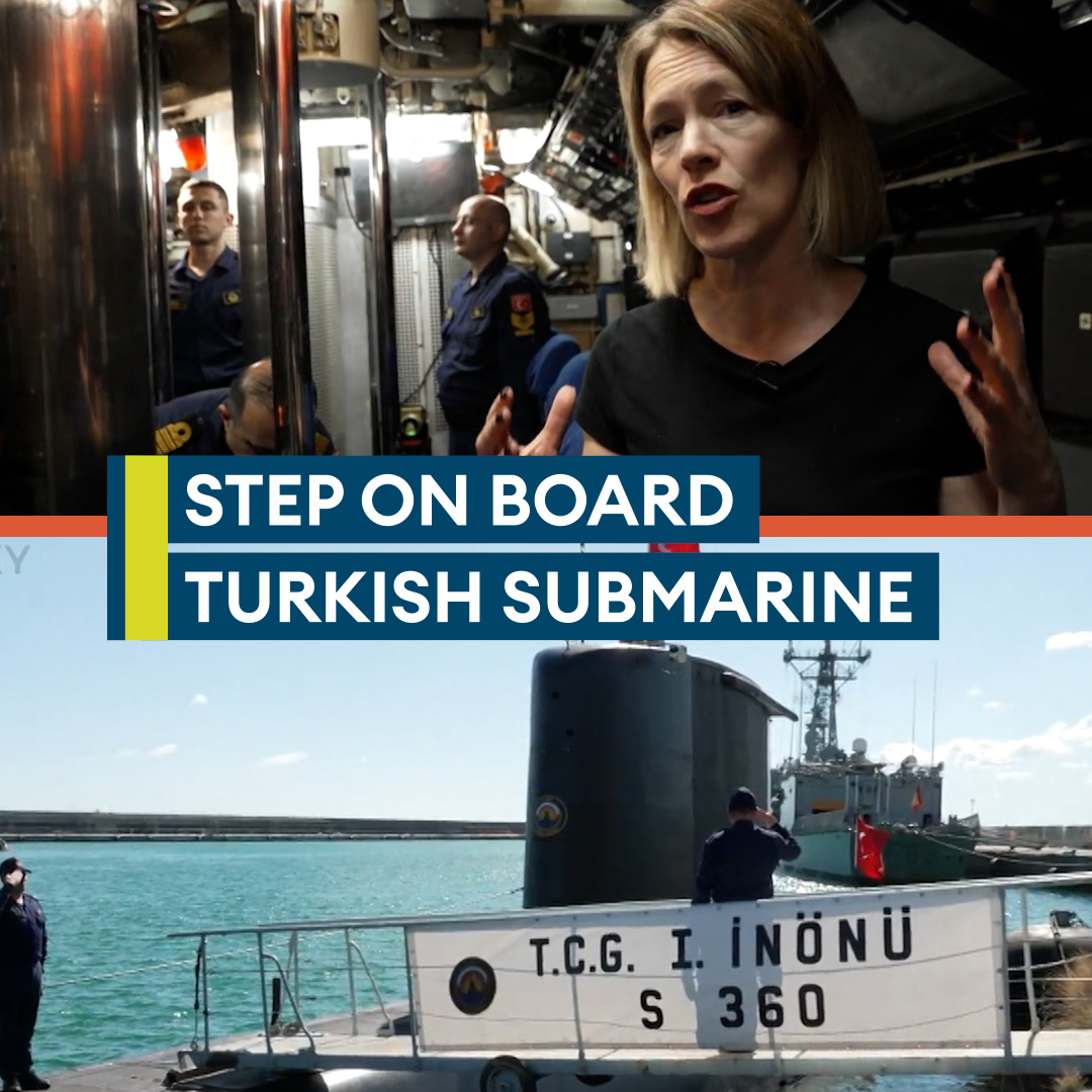 Inside a Turkish hunter-killer submarine🇹🇷 BFBS Forces News gets a tour of TCG Birinci İnönü — a Gür-class diesel-electric submarine capable of diving to 300m and staying submerged for up to 50 days