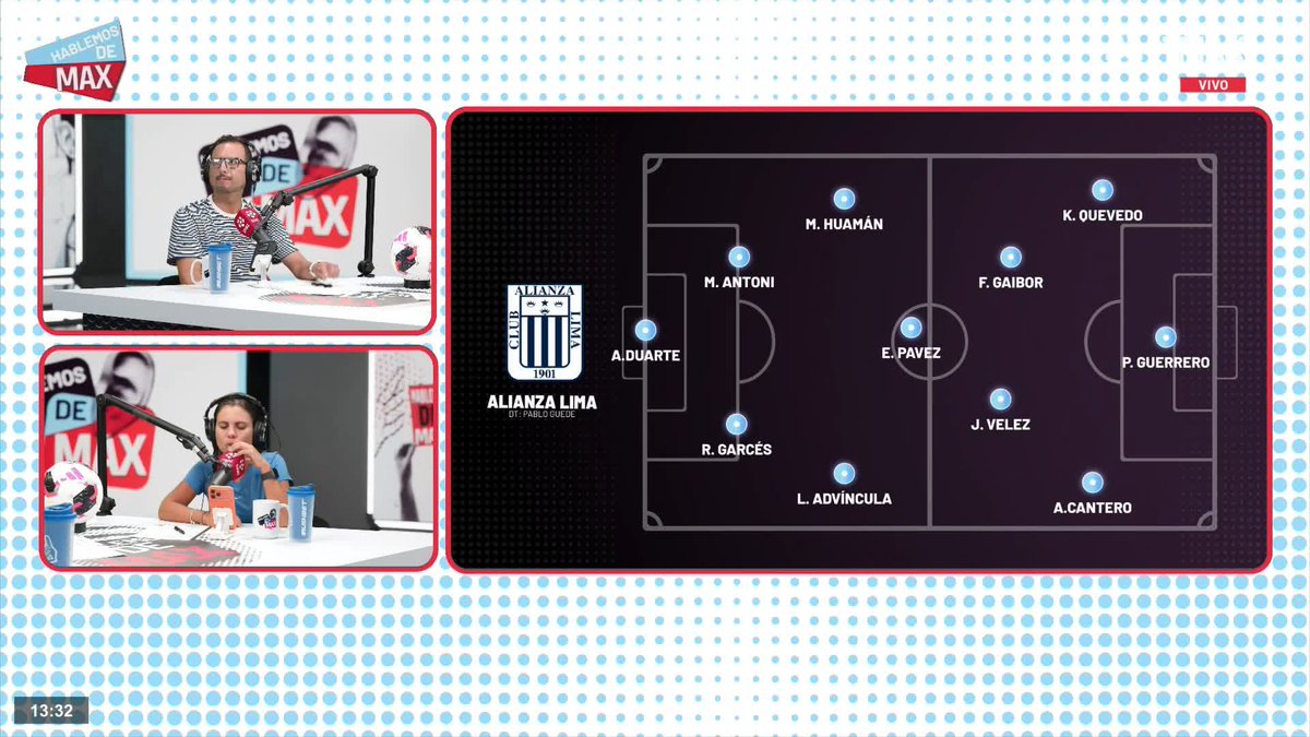 ¡EL XI DE ALIANZA LIMA CONTRA MELGAR! 🎙️ Ana Lucía Rodríguez: "La novedad es la titularidad de Fernando Gaibor". #HablemosDeMAX Ingresa al programa 👉🏽 📅 De lunes a jueves a la 12:30 p.m.