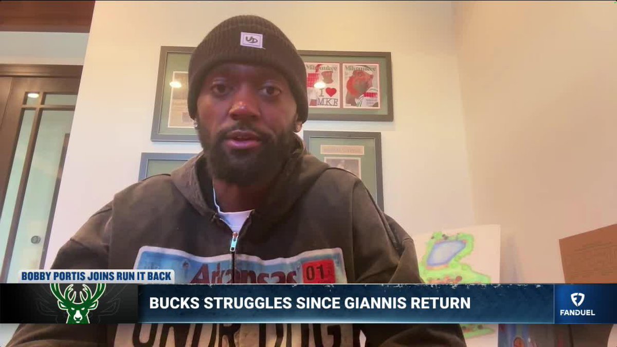 "I call him 'Jughead.' ... Every time you screen him, he does his flopping stuff." 😅 - Bobby Portis on Jalen Brunson (Via Run It Back )