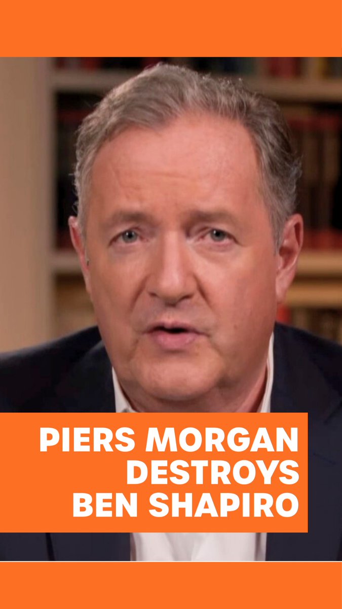 'Polling shows Americans have turned on Israel… if Ben listened to some of the arguments rather than just throwing tantrums about them, he might understand why.' Watch Piers Morgan's response to Ben Shapiro in full👇 📺 Piers Morgan | @BenShapiro