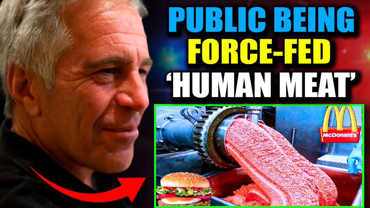 Epstein Files Reveal 'Cannibal' Elite Are Force Feeding Human Remains to the Masses If the Epstein files have taught us anything, it's that a shadow elite isn't just obsessed - they're addicted to the unthinkable: cannibalism. New evidence points toward one grotesque revelation: the powerful aren't just abusing. They're grinding the evidence into the very things we eat.