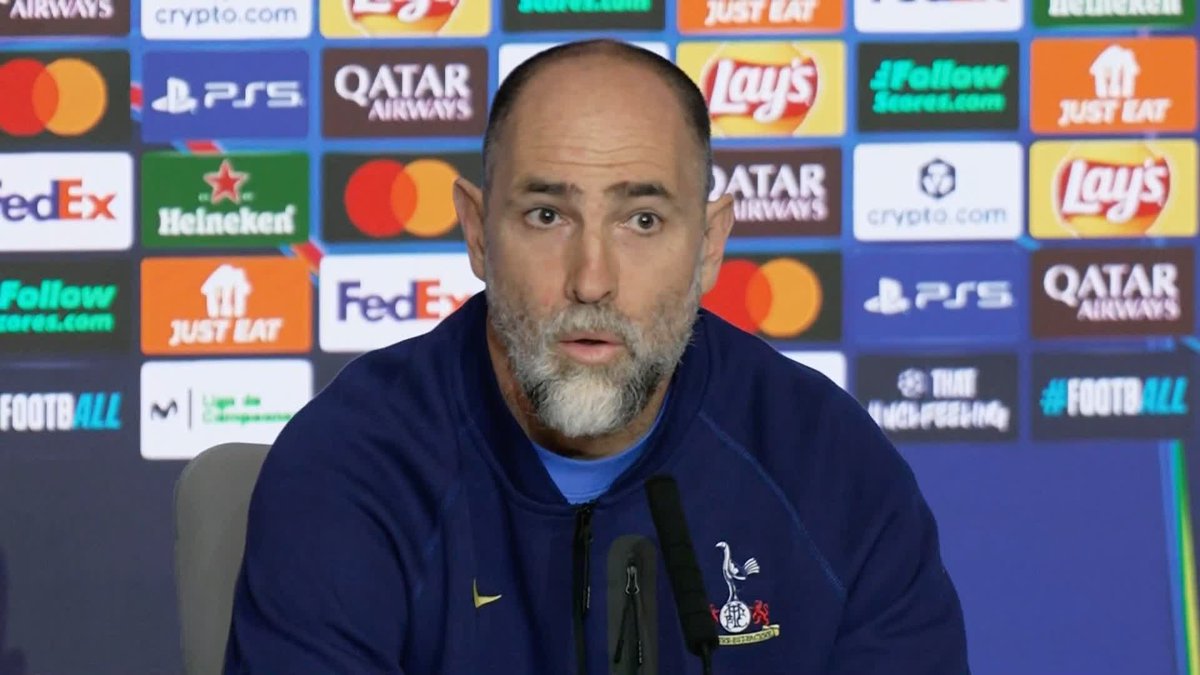 ''We are happy that they're back'' Igor Tudor on Cristian Romero and Djed Spence returning to Spurs' squad ⚪️