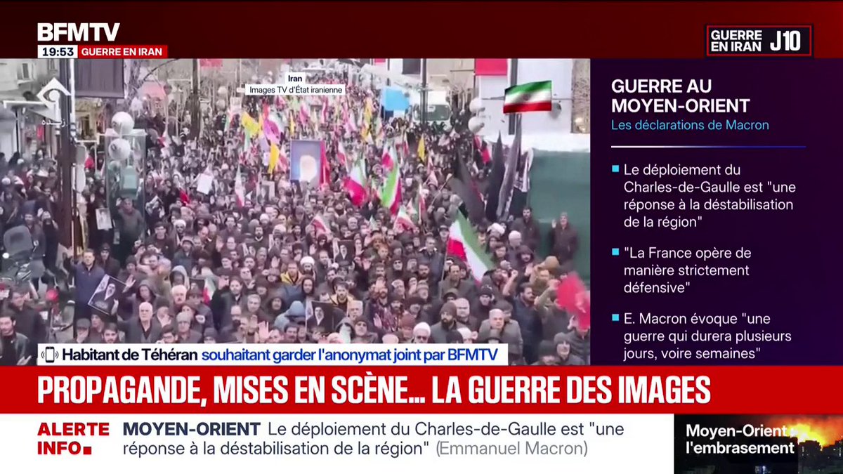 "Le gouvernement essaye d'empêcher que les rues se vident": BFMTV a pu échanger avec un habitant de Téhéran en Iran