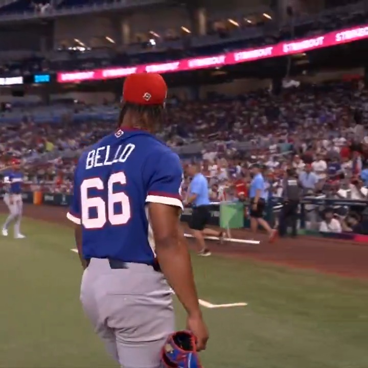 Bello's Day 🇩🇴 5.0 IP, 1 H, 1 R, 1 ER, 0 BB, 7 K