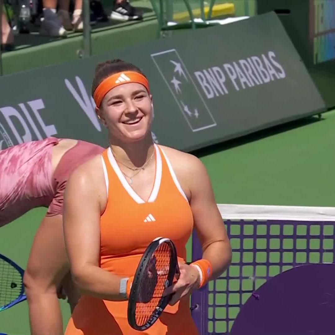 Game, set, Muchova 😎 Karolina Muchova dazzles in Indian Wells, defeating Ruzic 6-0, 6-3! #TennisParadise