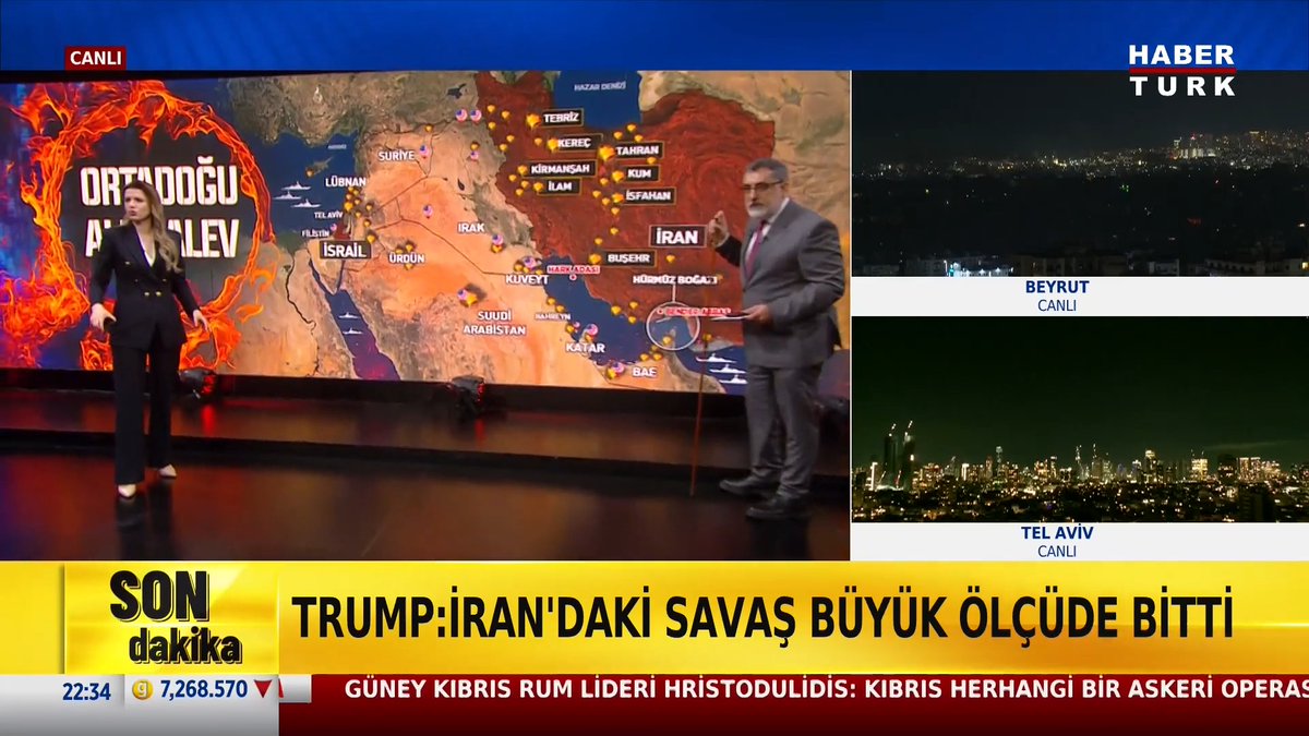 #SONDAKİKA - ABD Başkanı Trump: İran'daki savaş büyük ölçüde bitti. "Savaş planlarımızın çok ilerisinde ilerliyor"