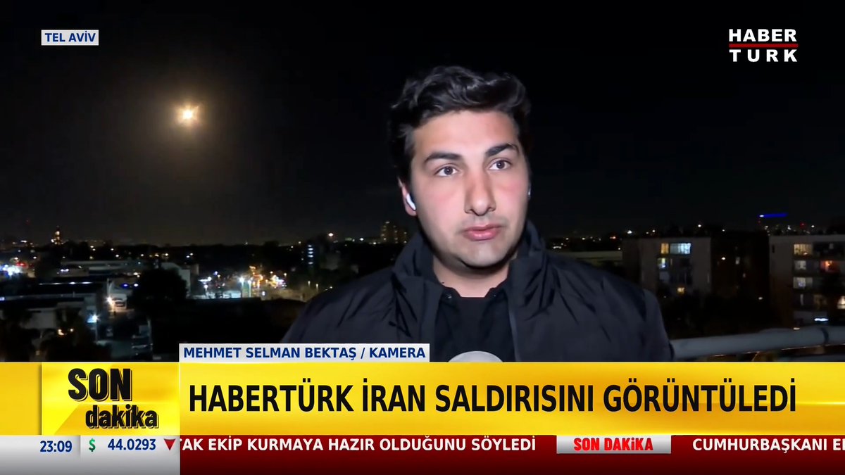 #SONDAKİKA - İran'ın misillemeleri devam ediyor: Habertürk İran saldırısını görüntüledi.
