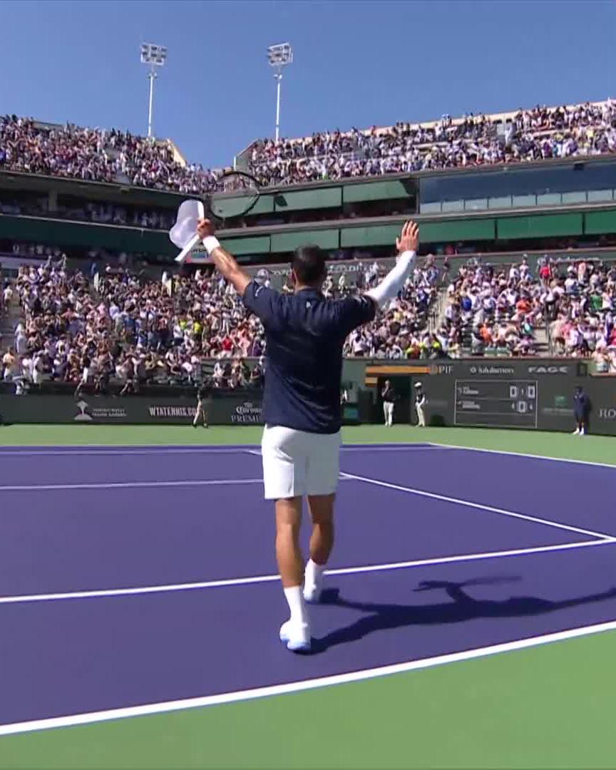 📊 La dernière fois que Novak Djokovic 🇷🇸 était présent en 1/8 de finale d'Indian Wells : ▪️ Il ne comptait "que" 12 titres du Grand Chelem ▪️ Milos Raonic 🇨🇦 était N°4 mondial ▪️ Carlos Alcaraz 🇪🇸 avait 13 ans ▪️ Arthur Fils 🇫🇷 était 15