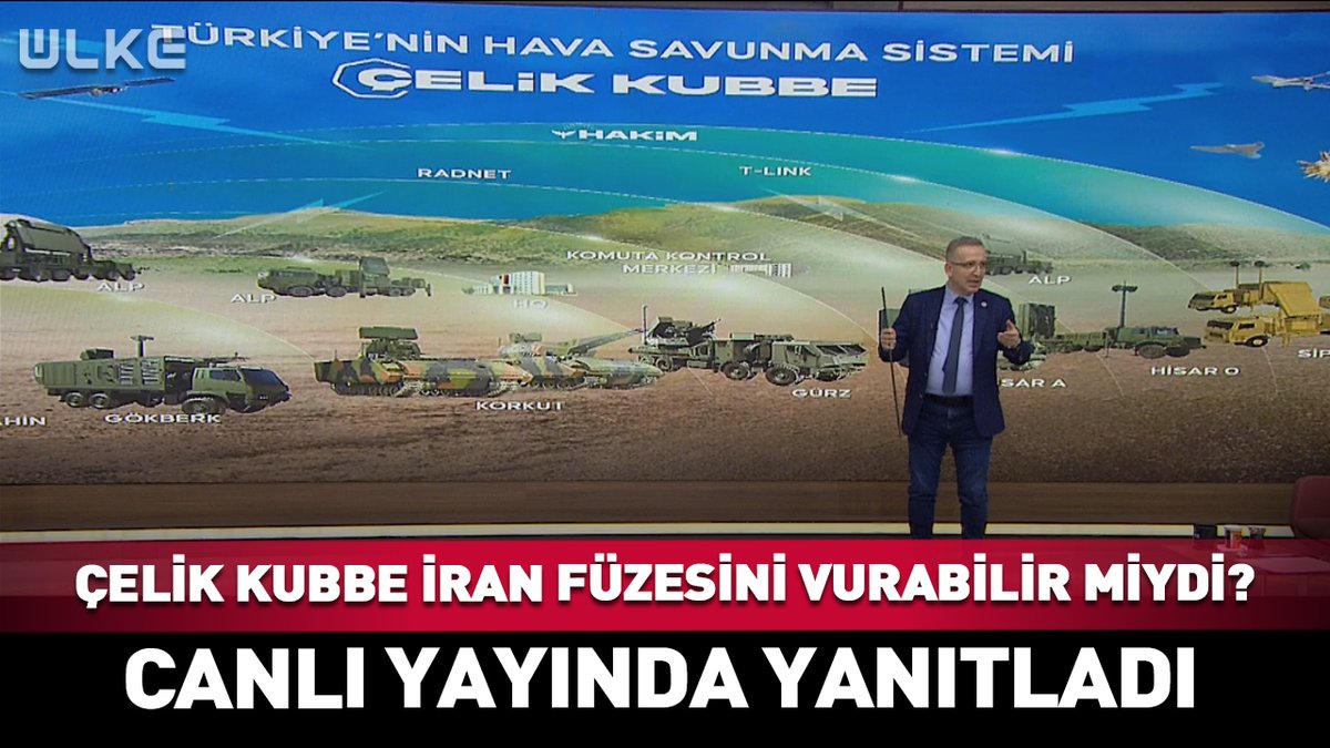 #İran füzesini 'Çelik Kubbe' düşürebilir miydi? Canlı yayında yanıtladı