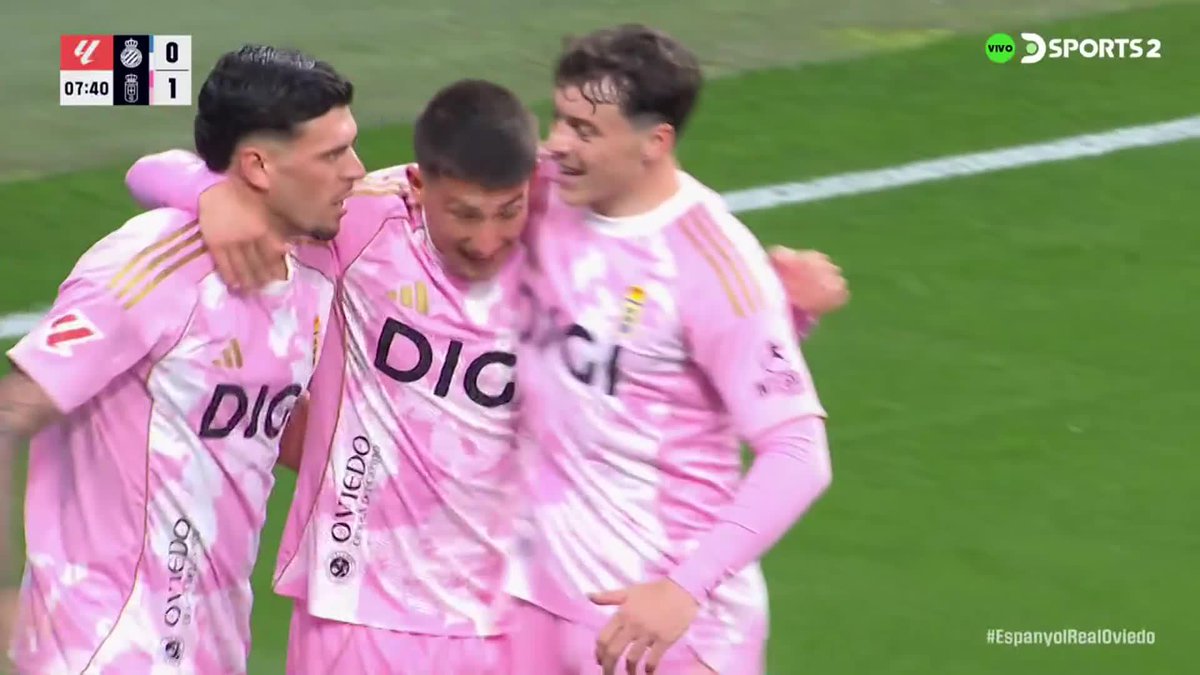 🅰️🇦🇷 Linda jugada y asistencia de THIAGO FERNÁNDEZ para el gol de Real Oviedo ante Espanyol.