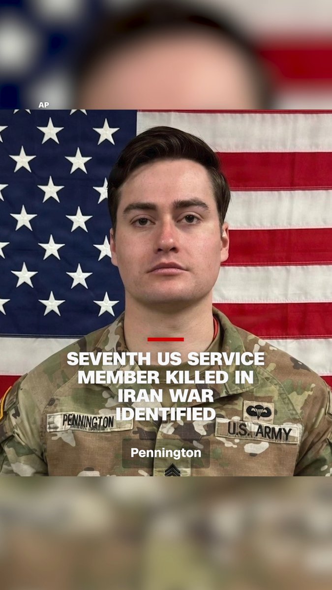 A US soldier died after sustaining injuries during an attack last week in Saudi Arabia, bringing the number of American troops killed in the Iran war to seven. Read more: