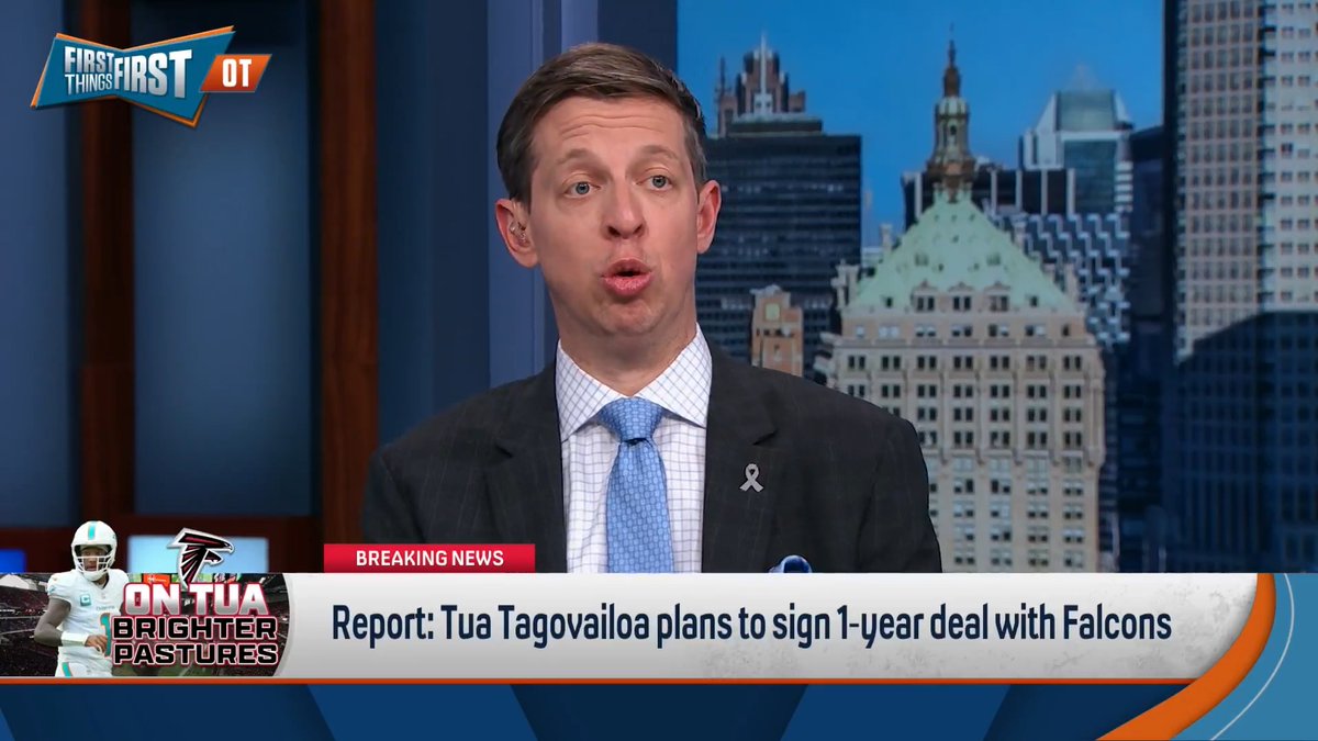 .Danny Parkins believes signing Tua does not move the needle for the Falcons: "Is he going to start a full season's worth? I don't think a team will commit to him long-term again."