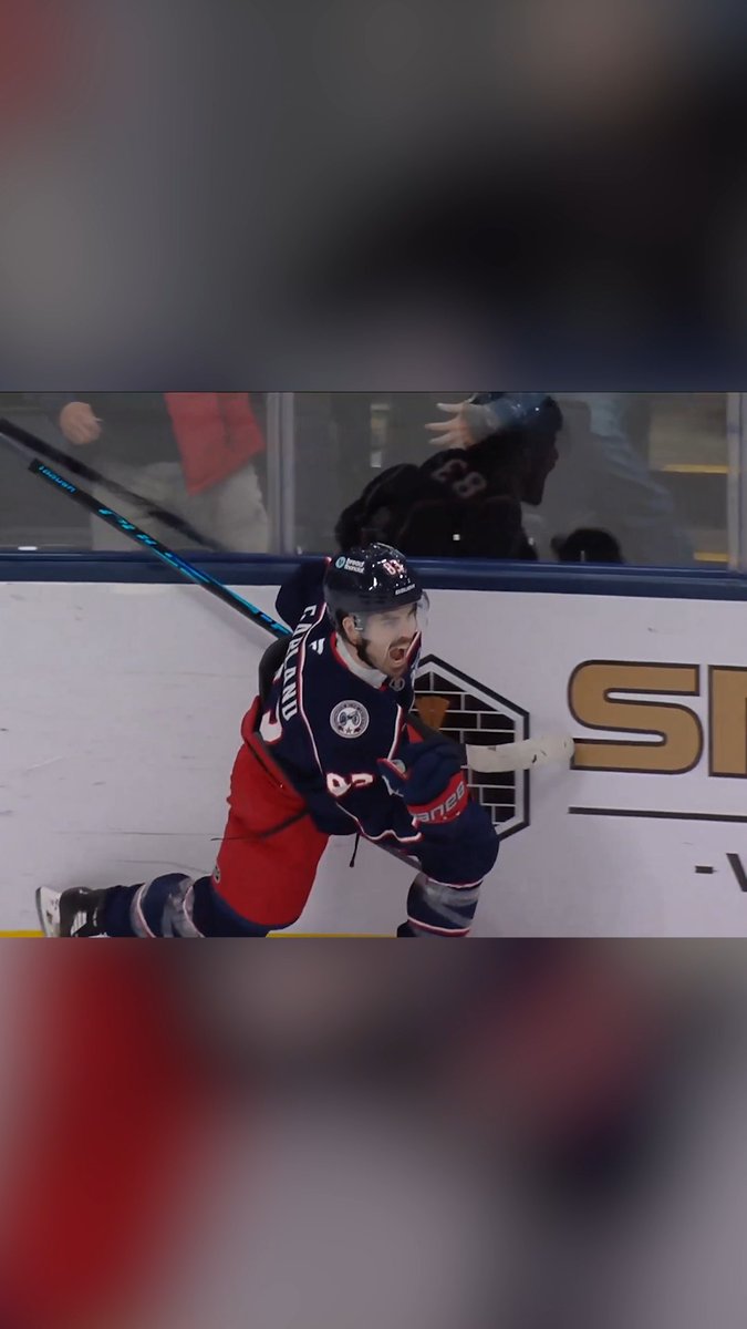 Conor Garland has scored two goals in his Blue Jackets debut 🚨 🚨 🎥: Fanduel Sports Network