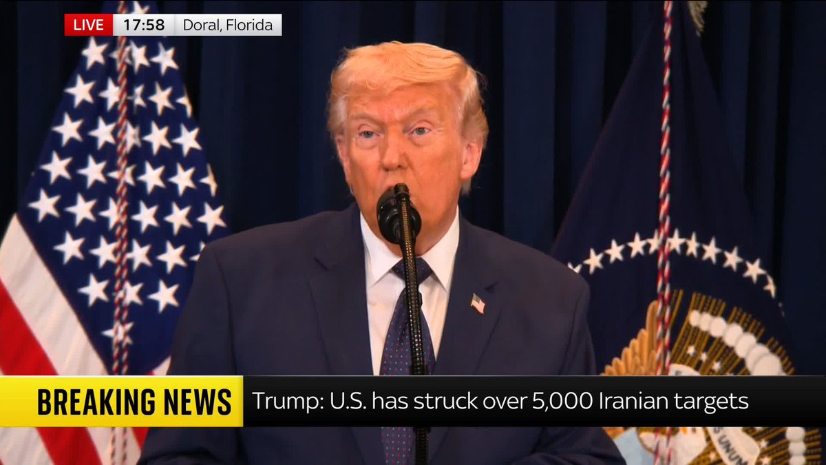 U.S. President Donald Trump says if Iran had been allowed to have a nuclear weapon "they would have used it long before now" and "at a minimum, Israel would have been annihilated". Iran latest ➡️ 📺 Sky 501, Virgin 602, Freeview 233 and YouTube