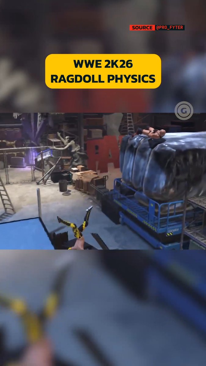 Are the ragdoll physics in WWE2K26 actually the best part of the game? 🤌