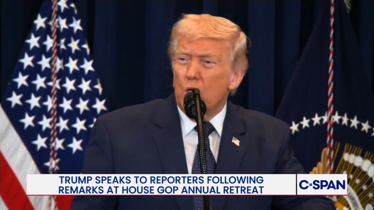 President Trump on his call today with President Putin: "We were talking about Ukraine, which is just a never-ending fight…They can't seem to get it together."