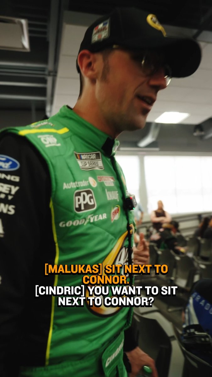 It's like a party ... that's also a meeting. 😂 Team Penske's David Malukas joined teammate Austin Cindric Sunday for the driver's meeting at Phoenix Raceway.