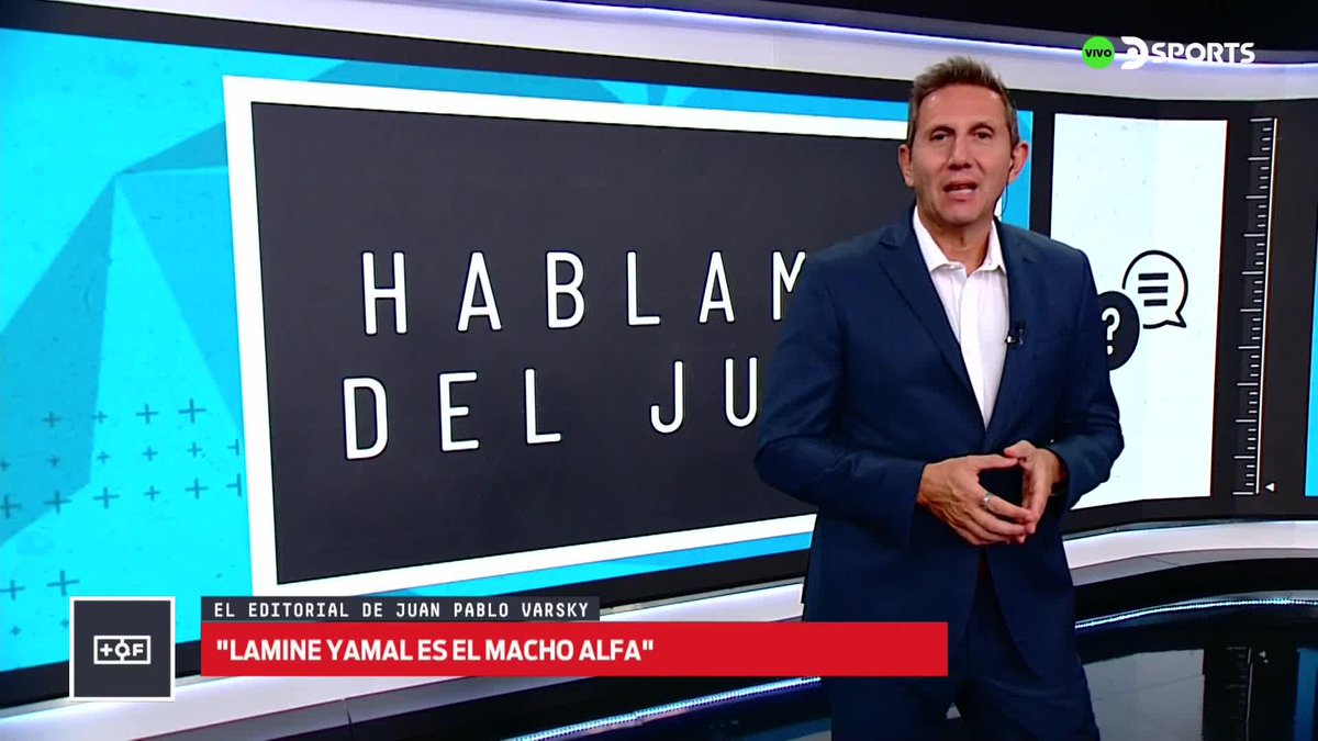 "LAMINE YAMAL ES EL NUEVO MACHO ALFA DEL FÚTBOL MUNDIAL" 🔵🔴 Juan Pablo Varsky mencionó la importancia del 10 de Barcelona no solo en #LaLigaEnDSPORTS, sino a nivel mundial. #MásQueFútbol