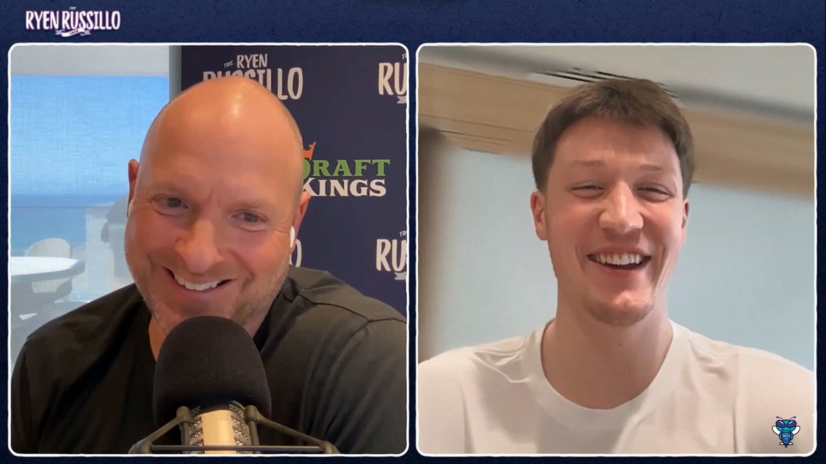 🎙️ Kon Knueppel on whether any of his brothers are better than him at the same age: "No." 😂 "They're not as enthralled that their brother's in the NBA. It's more so that, 'Oh, you play with LaMelo' or that stuff… they're excited to see the other guys."