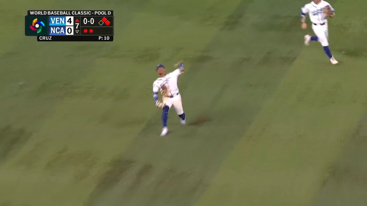 Ismael Munguia uncorks one to throw out Ronald Acuña Jr. at 3rd! #WorldBaseballClassic