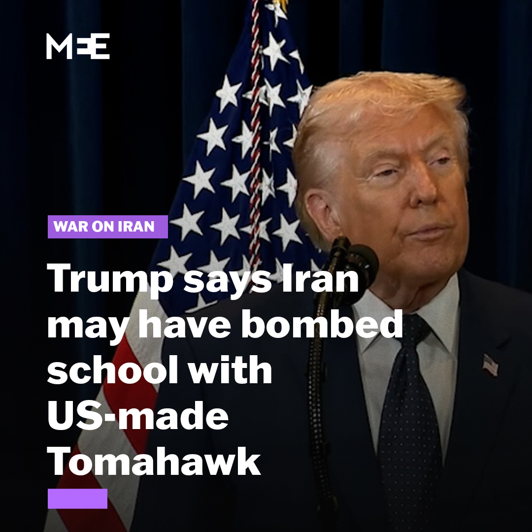 “Because I just don’t know enough about it.” A journalist challenged US President Donald Trump on why he was the only official blaming Iran for the bombing of a girls' school in Minab and now suggesting that Tehran may have conducted the strike using a US-made Tomahawk missile