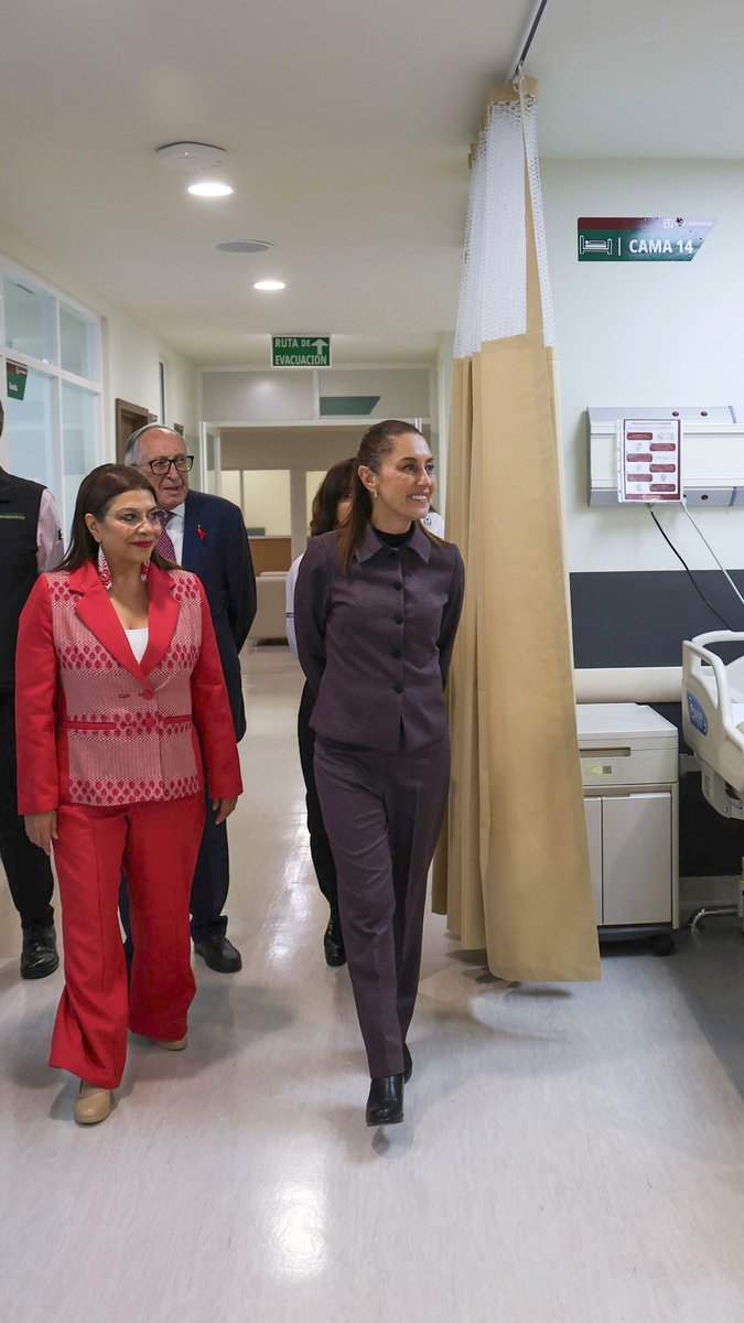 Hoy inauguramos el Hospital Oncológico para la Mujer en la Ciudad de México. Vamos por más para todas las mujeres mexicanas.