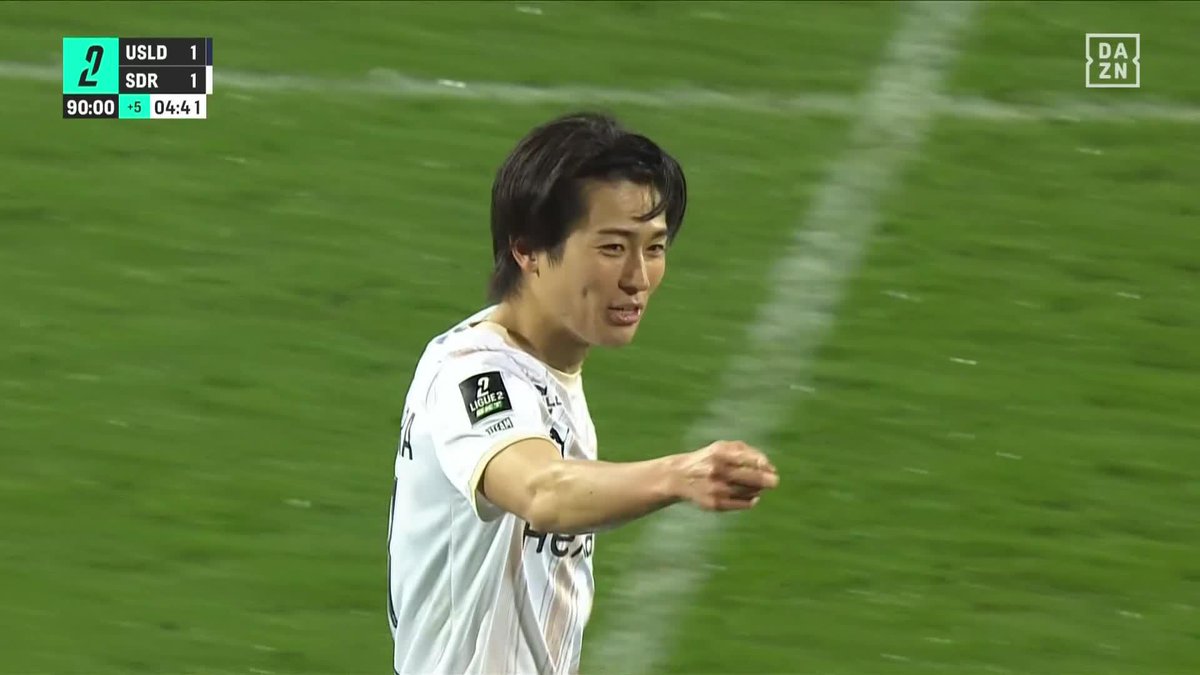 ヒーローがいた🦸 ボックス内、一瞬でチームを救う 🇯🇵中村敬斗、値千金同点弾 🇫🇷リーグドゥ第26節 🆚ダンケルク×スタッド・ランス 📺DAZN 見逃し配信中 #だったらDAZN