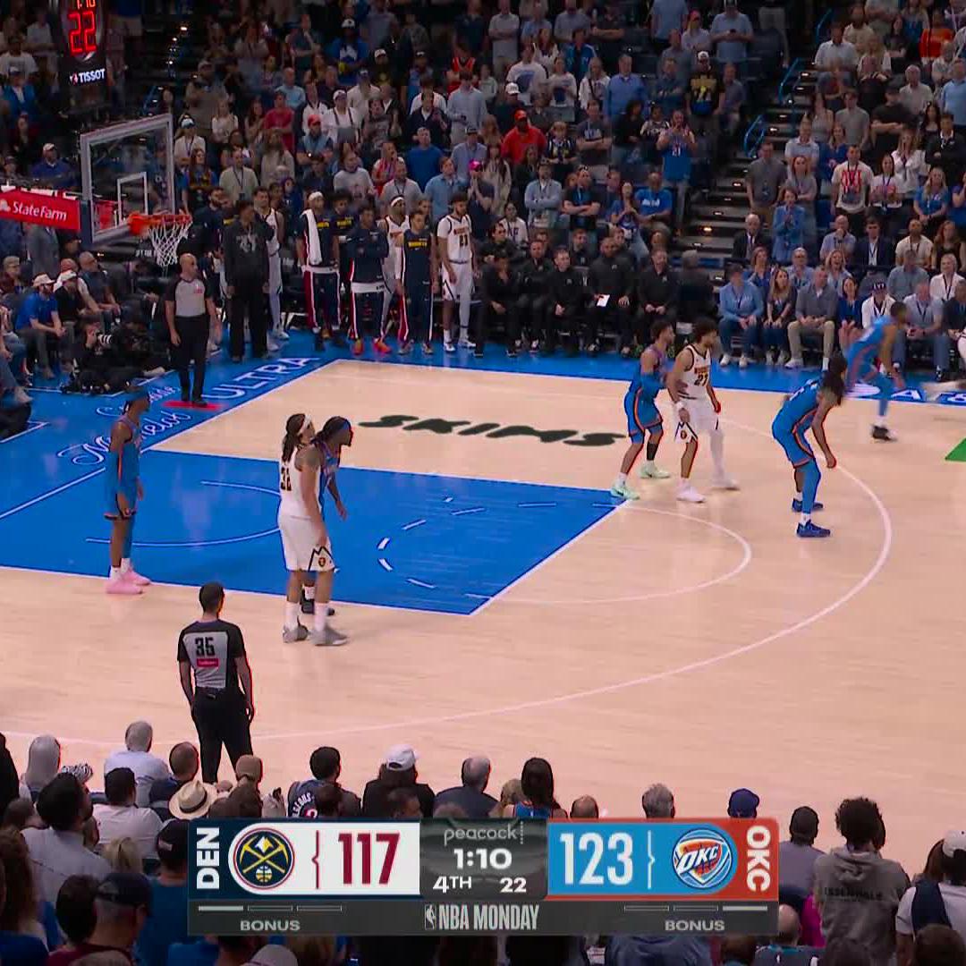 WHAT A FINISH IN OKC!!! Jokic 3 Jokic bucket SGA triple Jokic 3 and Murray FT SGA GAME WINNER!