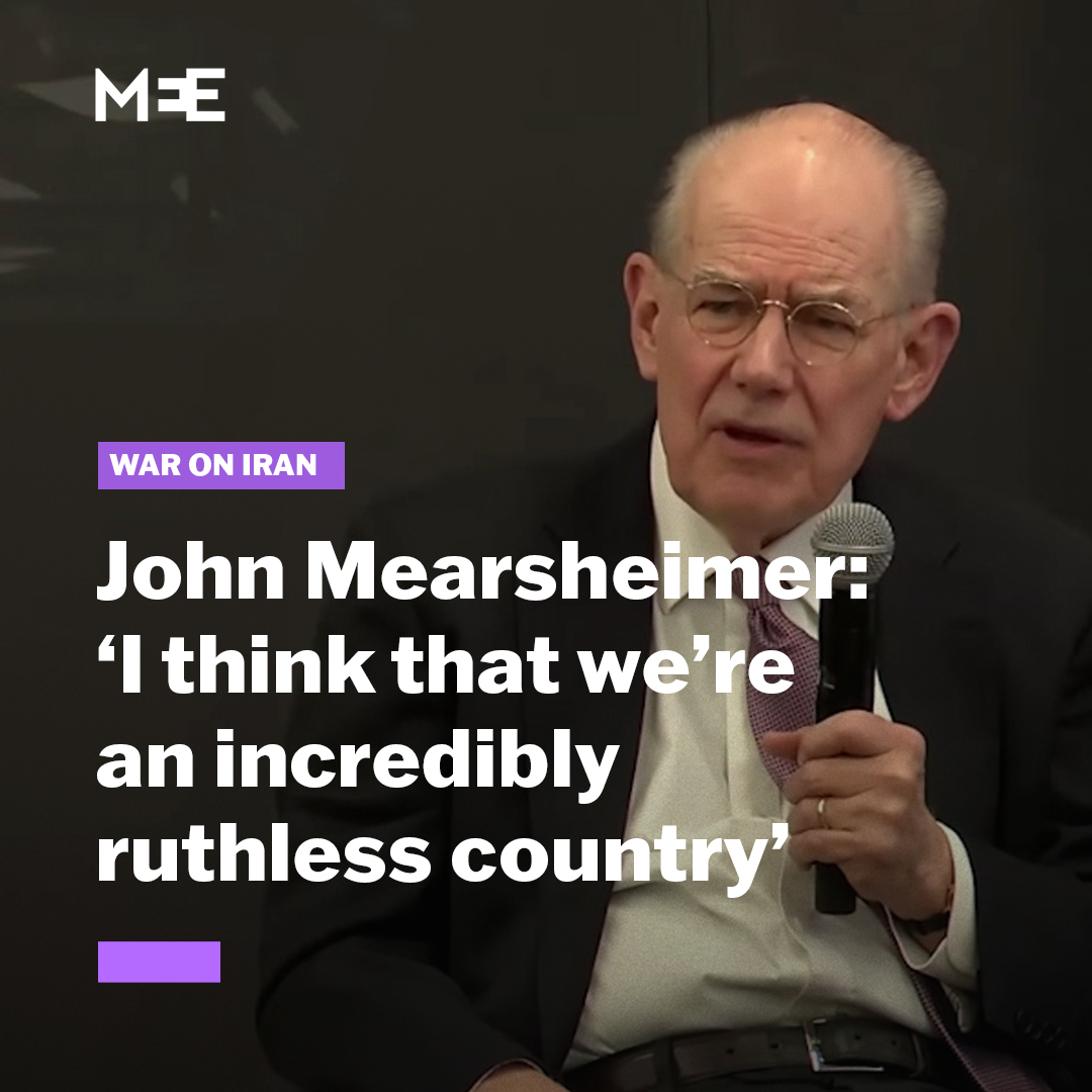 “American sanctions from 1971 to 2021…murdered 38 million people.” Political scientist John Mearsheimer criticised US foreign policy and cited a report by The Lancet that says US sanctions have killed 38 million people worldwide