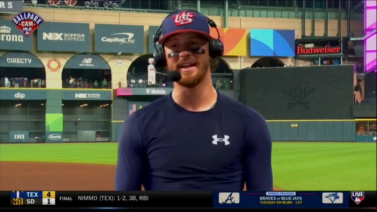 Bobby Witt Jr. on his web gems vs. Team Mexico today: “Those are the fun ones. You don't really work on those, they kind of just happen.” #MLBTonight | Capital One