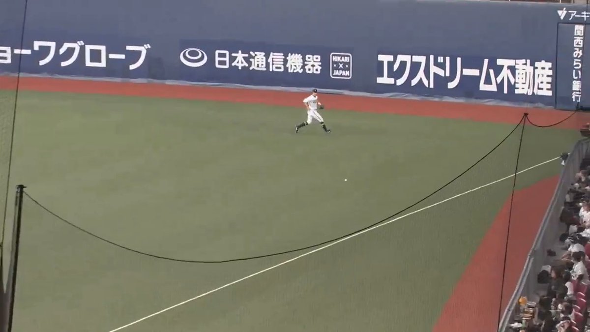 全ての塁でスターを取った周東佑京 #周東は一塁でも得点圏 #sbhawks
