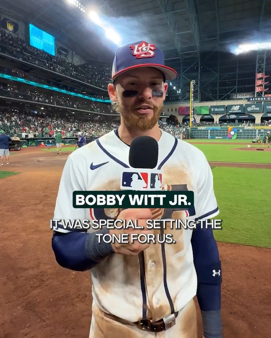 Bobby Witt Jr. definitely enjoyed playing behind Paul Skenes tonight 😁 #WorldBaseballClassic