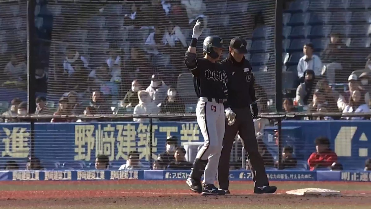 オリックスが2点追加‼️ 廣岡大志 選手のタイムリー2ベースヒット👏 麦谷祐介 選手のタイムリーヒット👏 👇ライブ配信はこちら