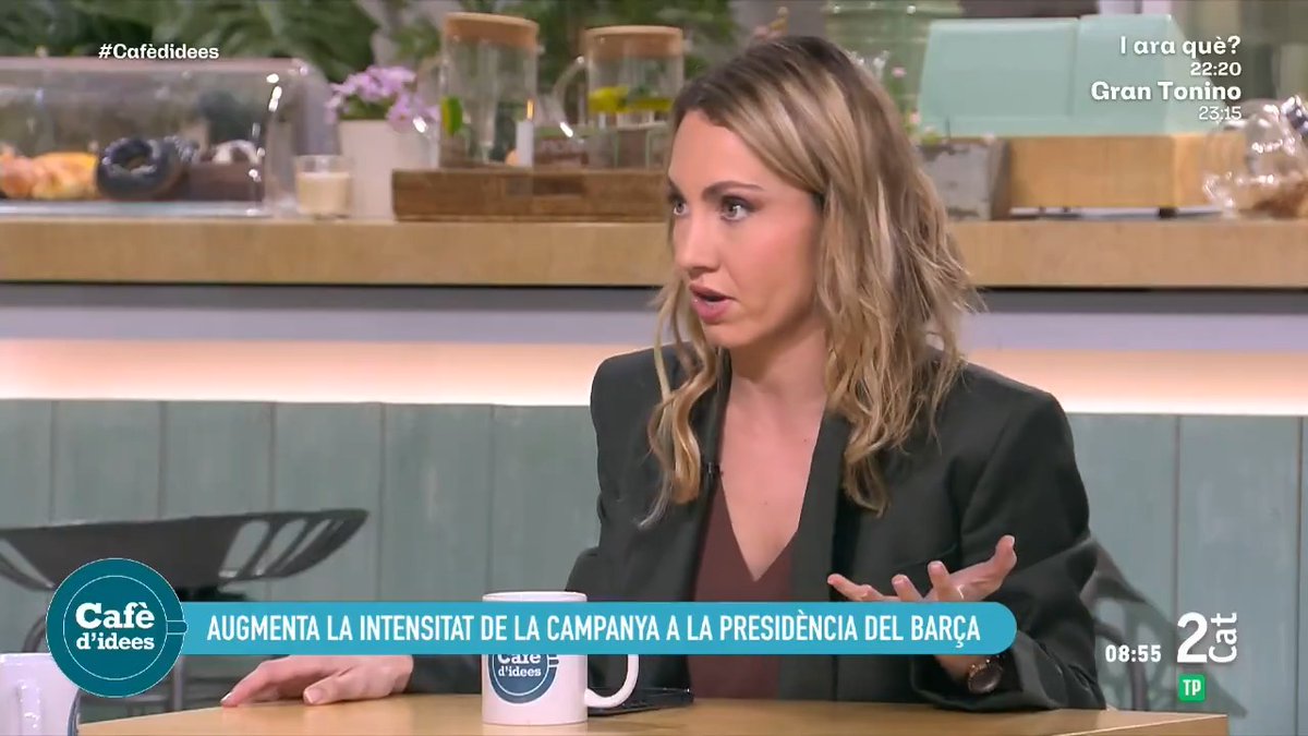 ☕ Anaïs Martí analitza el darrer mandat de Laporta al Barça 🗣️ "És un president que té molta sort. És un projecte que il·lusiona la gent. Quan comences a rascar una mica dius: i tot això com s'ha fet?" 📲