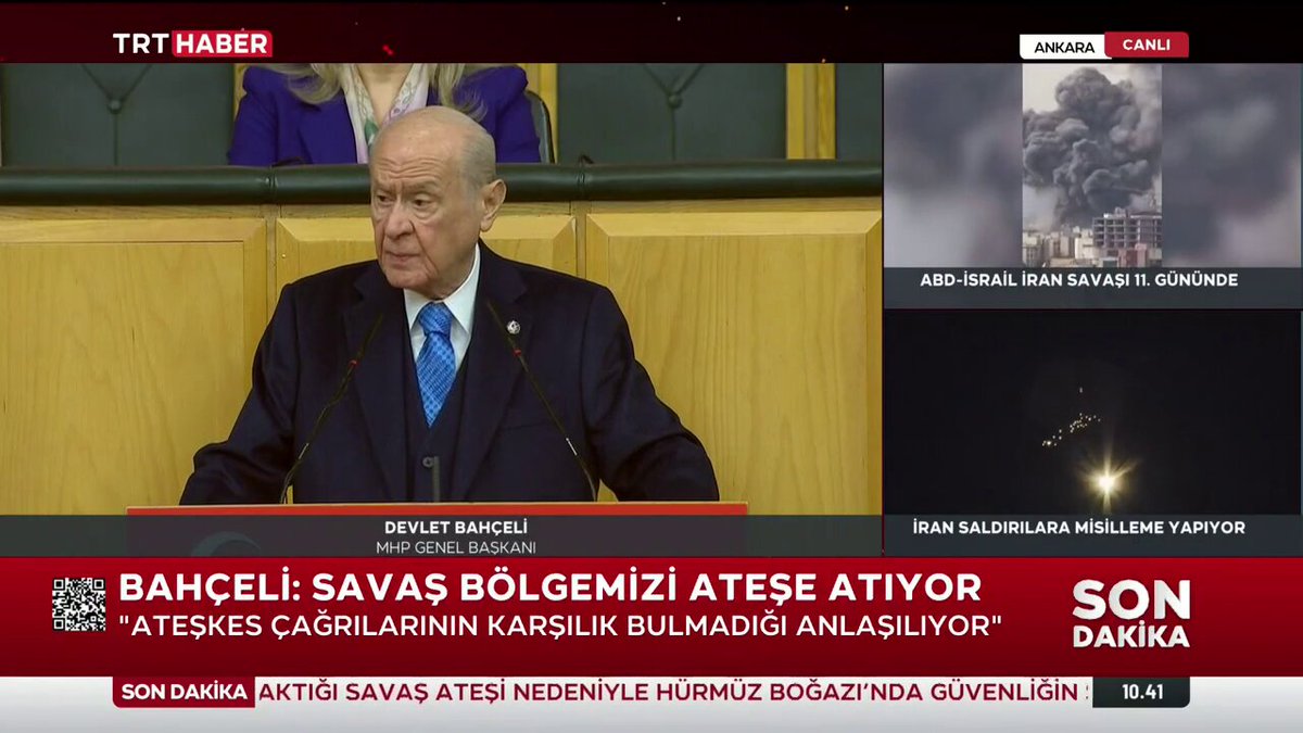 🔴Devlet Bahçeli: Gazze’de 50 bin, İran’da 300’ü aşkın çocuğun feci sonları bir penguen kadar önemli değil mi?