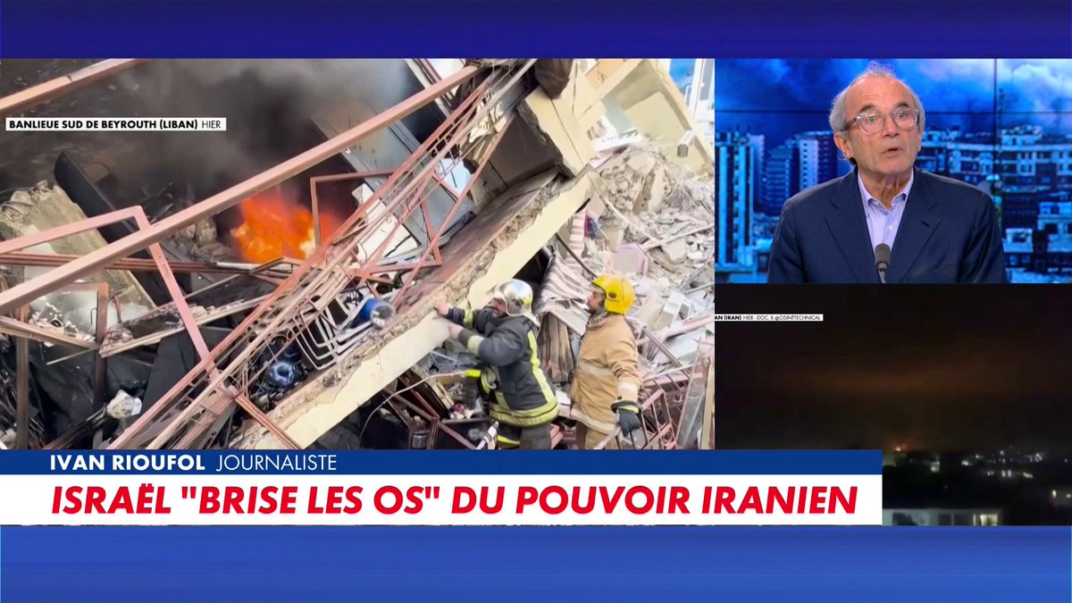 «L’enjeu de la guerre en Iran est civilisationnel, c’est une guerre contre le nouveau totalitarisme», estime Ivan Rioufol, dans #100Frontieres Toute l'info est à retrouver sur