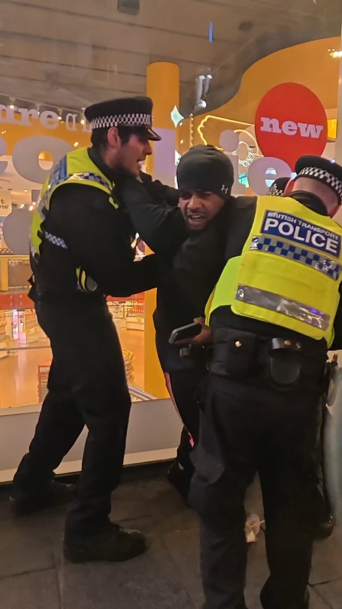 Police teach rude man a lesson in London