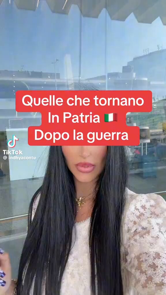 La nostra inviata dai luoghi di guerra è tornata in Italia.